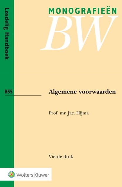 Algemene voorwaarden, Jac. Hijma - Paperback - 9789013135299