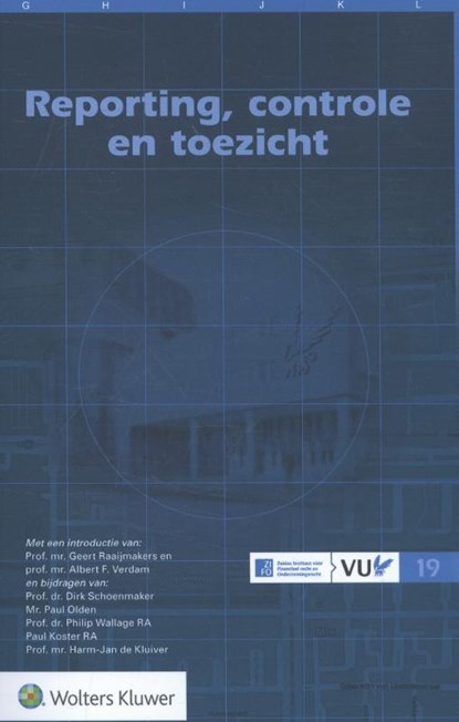Reporting, controle en toezicht, Dirk Schoenmaker ; Paul Olden ; Philip Wallage ; Paul Koster ; Harm-Jan de Kluiver - Paperback - 9789013136586