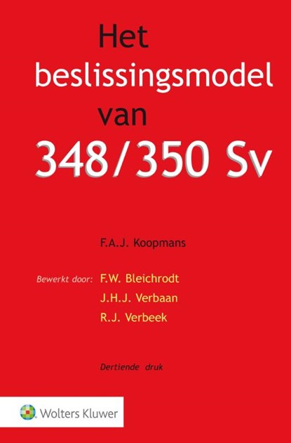 Het beslissingsmodel van 348/350 Sv, F.A.J. Koopmans - Paperback - 9789013137651