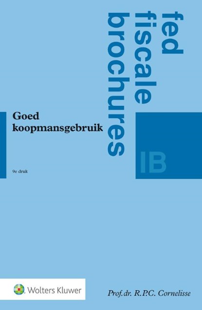 Goed koopmansgebruik, D. Brüll ; J.W. Zwemmer ; R.P.C. Cornelisse - Paperback - 9789013139860