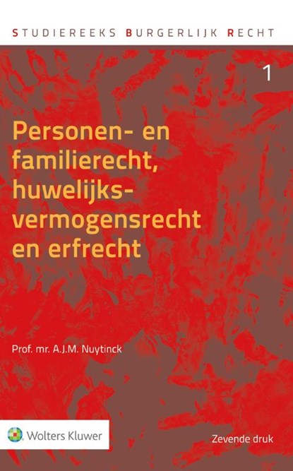 Personen- en familierecht, huwelijksvermogensrecht en erfrecht, A.J.M. Nuytinck - Gebonden - 9789013143294