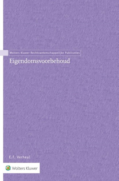 Eigendomsvoorbehoud, Emil Fridolin Verheul - Paperback - 9789013146035