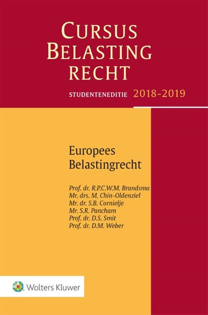 Europees belastingrecht 2018-2019,  - Paperback - 9789013148770