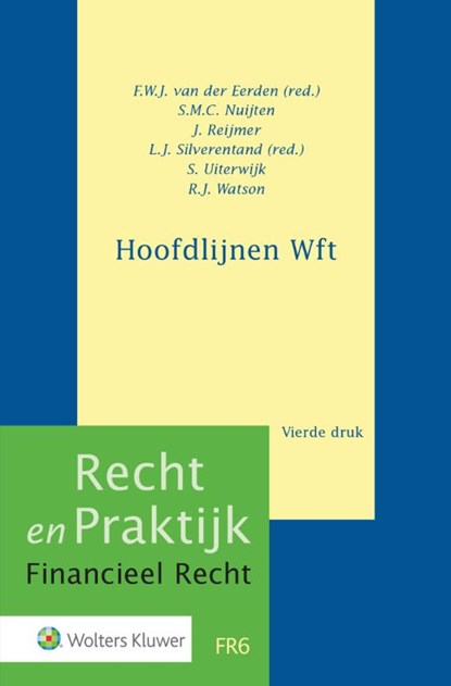 Hoofdlijnen Wft, Frans van der Eerden - Gebonden - 9789013149203