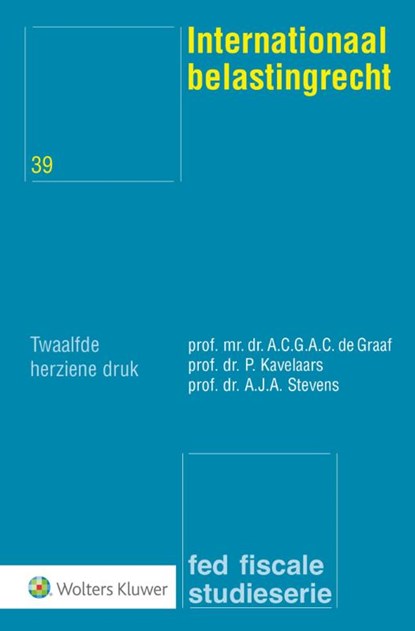 Internationaal belastingrecht, A.C.G.A.C. de Graaf - Paperback - 9789013152159