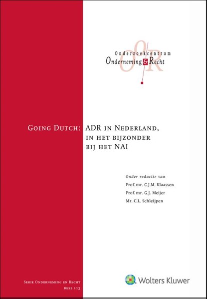 Going Dutch, C.J.M. Klaassen ; G.J. Meijer ; C.L. Schleijpen - Gebonden - 9789013154498