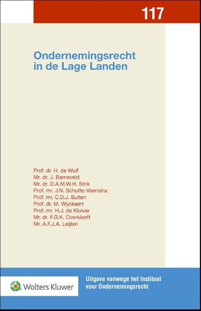 Ondernemingsrecht in de Lage Landen, H. De Wulf - Gebonden - 9789013155389