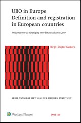UBO in Europe - Birgit Snijder-Kuipers - 9789013156003