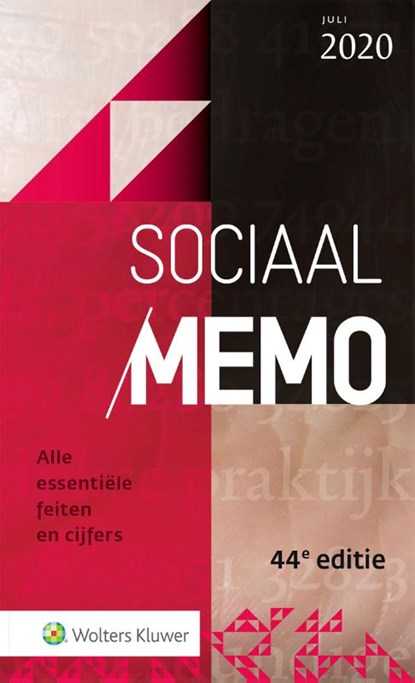Sociaal Memo juli 2020, Eikelboom en De Bondt - Paperback - 9789013156720