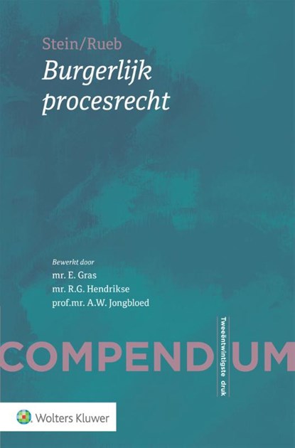 Compendium Burgerlijk procesrecht, niet bekend - Paperback - 9789013158298