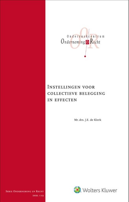 Instellingen voor collectieve belegging in effecten, J.E. de Klerk - Gebonden - 9789013158656