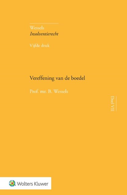 Vereffening van de boedel, B. Wessels - Gebonden - 9789013159479