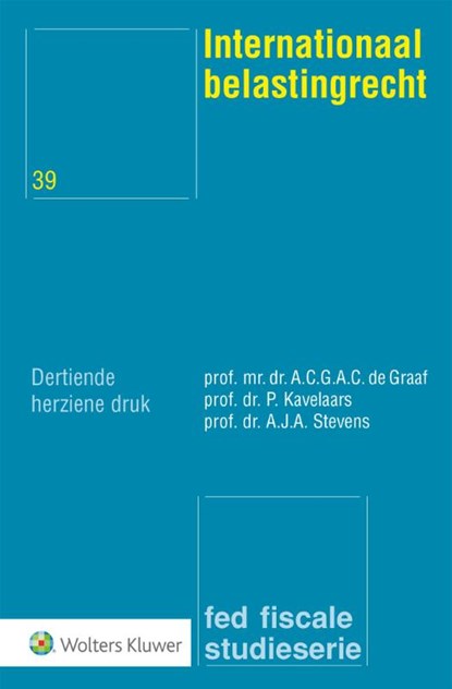 Internationaal belastingrecht, A.C.G.A.C. de Graaf - Paperback - 9789013160697