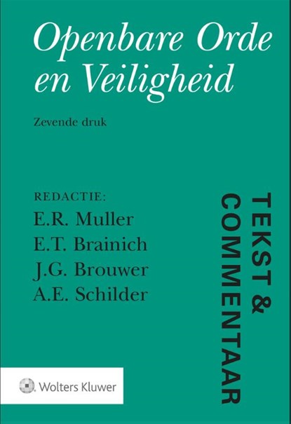 Openbare orde en veiligheid, E.R. Muller - Gebonden - 9789013161298