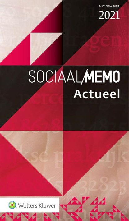 Sociaal Memo Actueel november 2021, niet bekend - Paperback - 9789013166873