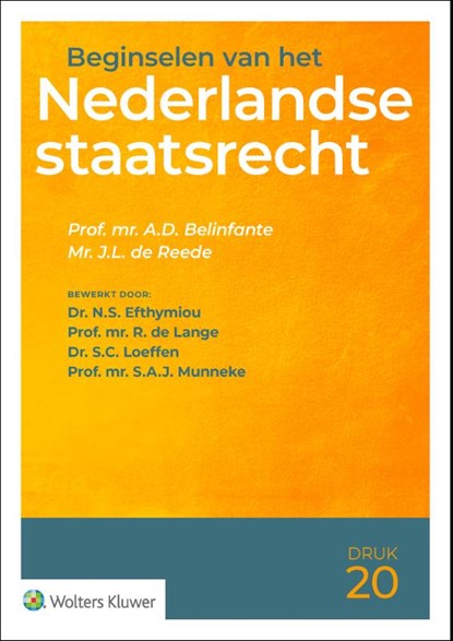 Beginselen van het Nederlandse staatsrecht, A.D. Belinfante - Gebonden - 9789013167078