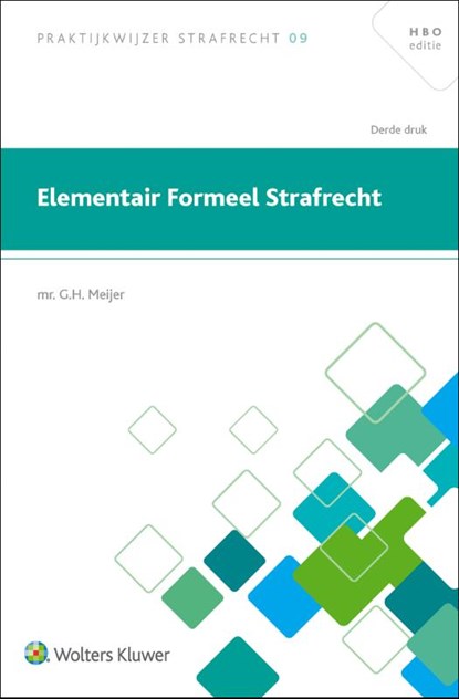 Elementair formeel strafrecht, G.H. Meijer - Paperback - 9789013167689