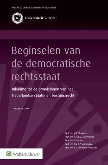 Beginselen van de democratische rechtsstaat, niet bekend - Paperback - 9789013169645