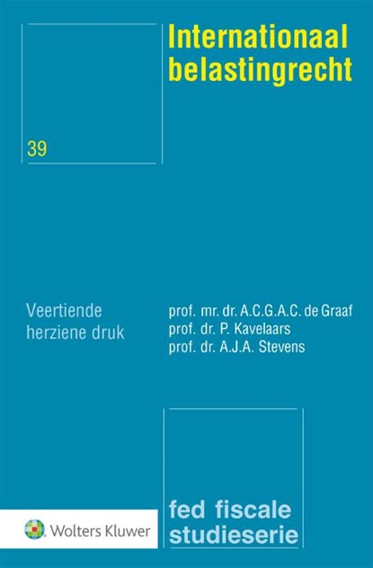 Internationaal belastingrecht, A.C.G.A.C. de Graaf - Paperback - 9789013170047