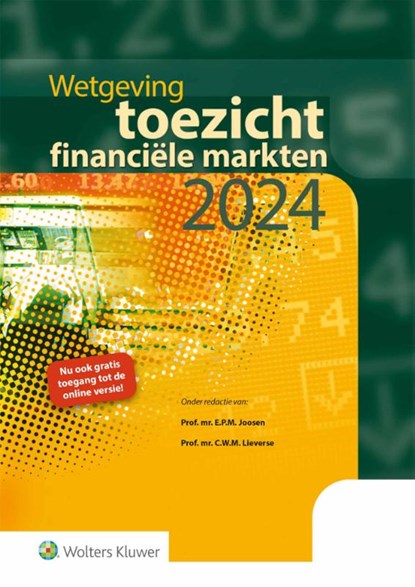 Wetgeving toezicht financiële markten 2024, niet bekend - Paperback - 9789013175240