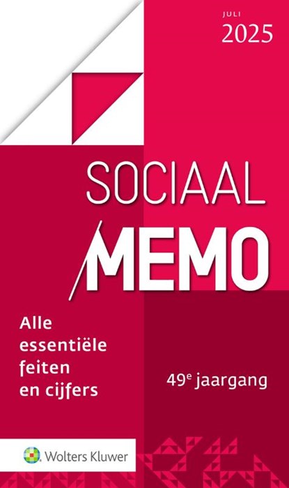 Sociaal Memo juli 2025, niet bekend - Paperback - 9789013178197
