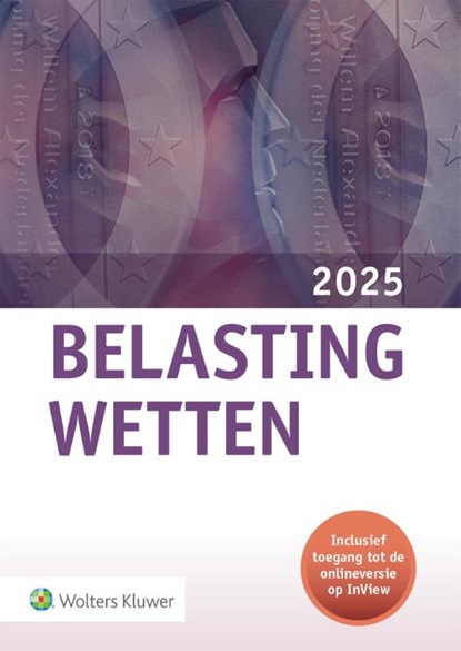 Pocket Belastingwetten 2025, niet bekend - Paperback - 9789013178715