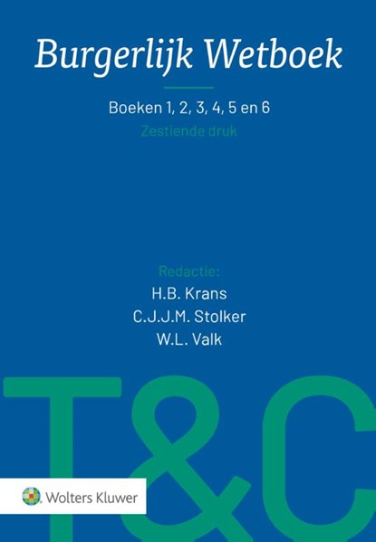Burgerlijk Wetboek, niet bekend - Gebonden - 9789013179484