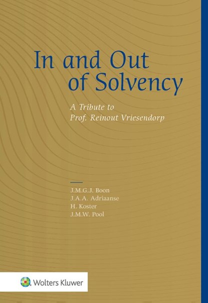 In and Out of Solvency, niet bekend - Gebonden - 9789013181111