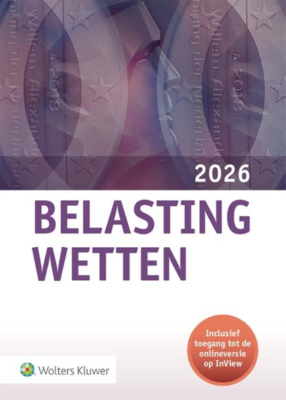Belastingwetten 2026, niet bekend - Paperback - 9789013182361