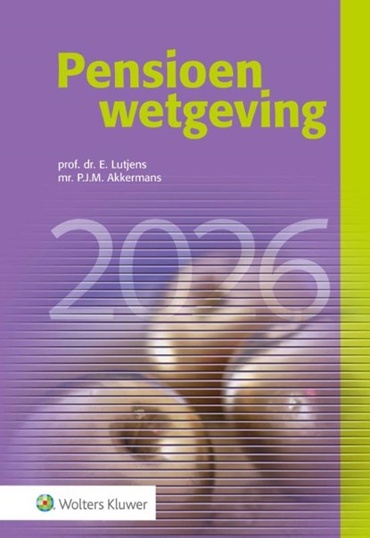 Pensioenwetgeving 2026, niet bekend - Paperback - 9789013182866