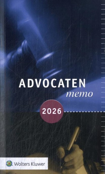 Advocatenmemo 2026, niet bekend - Paperback - 9789013183313