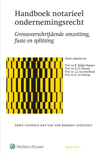 Handboek notarieel ondernemingsrecht, niet bekend - Gebonden - 9789013184648