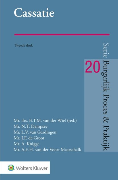 Cassatie, niet bekend - Paperback - 9789013184914