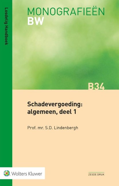 Schadevergoeding: algemeen, deel 1, niet bekend - Paperback - 9789013186109