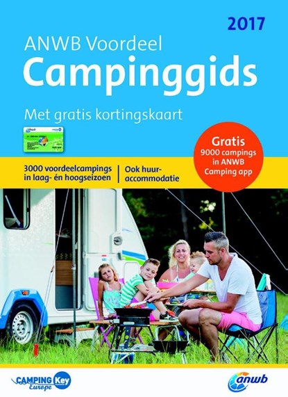 ANWB voordeel campinggids 2017, niet bekend - Paperback - 9789018040543