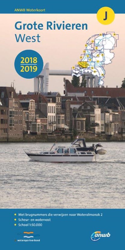 Grote Rivieren West 2018/2019, ANWB - Losbladig - 9789018041625