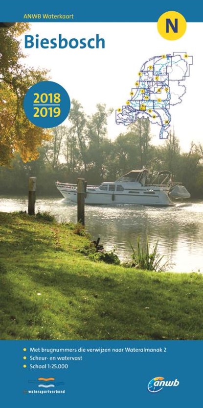 Biesbosch 2018/2019, ANWB - Losbladig - 9789018041656