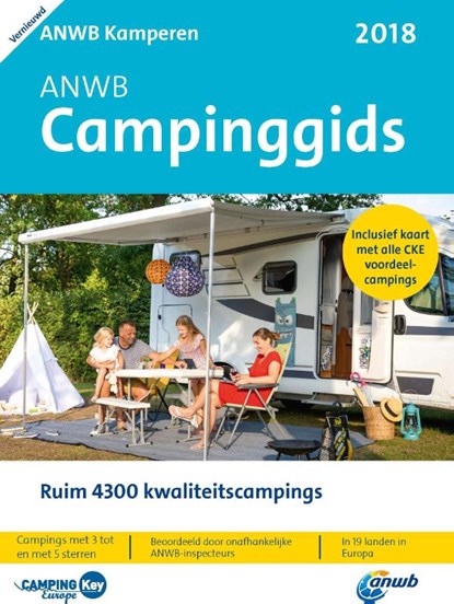 Anwb campinggids 2018, niet bekend - Paperback - 9789018042080