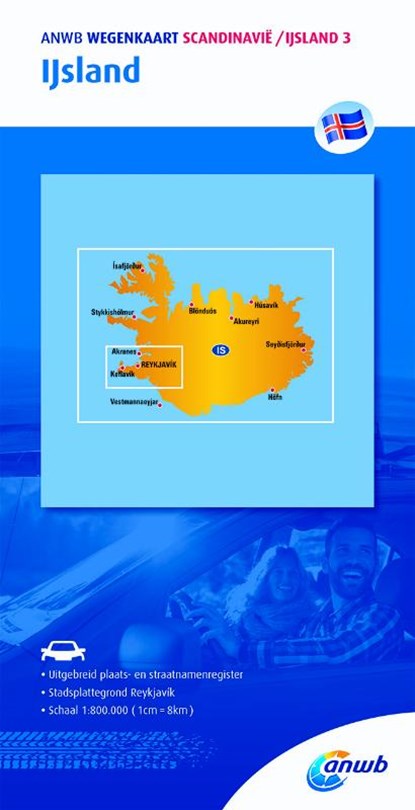 Scandinavië/IJsland 3. IJsland, ANWB - Losbladig - 9789018042905