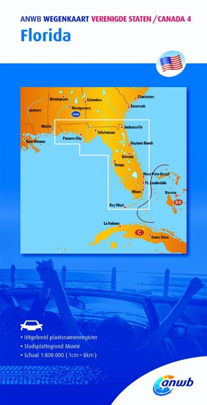 Verenigde Staten/Canada 4 Florida, ANWB - Losbladig - 9789018043018