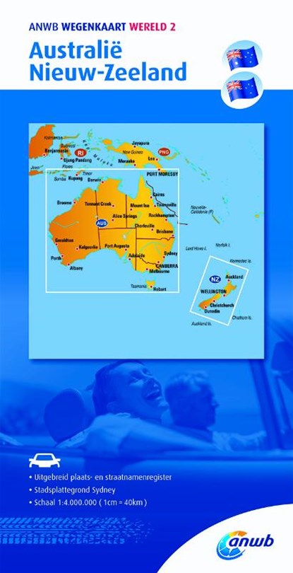 ANWB wegenkaart Wereld 2. Australië/Nieuw-Zeeland, ANWB - Losbladig - 9789018043032