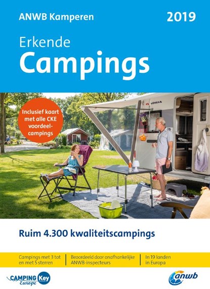 Erkende campings 2019, ANWB - Paperback - 9789018044497