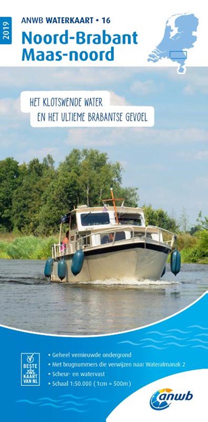 Noord-Brabant Maas-Noord 2019, ANWB - Paperback - 9789018044862