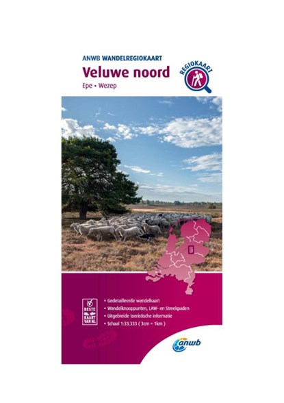 Veluwe noord, ANWB - Overig - 9789018046460