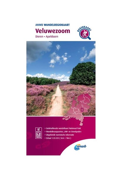 Veluwezoom 1:33.333, ANWB - Gebonden - 9789018046477