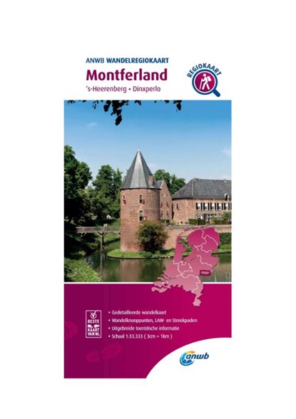 Wandelregiokaart Montferland 1:33.333, ANWB - Overig - 9789018046484