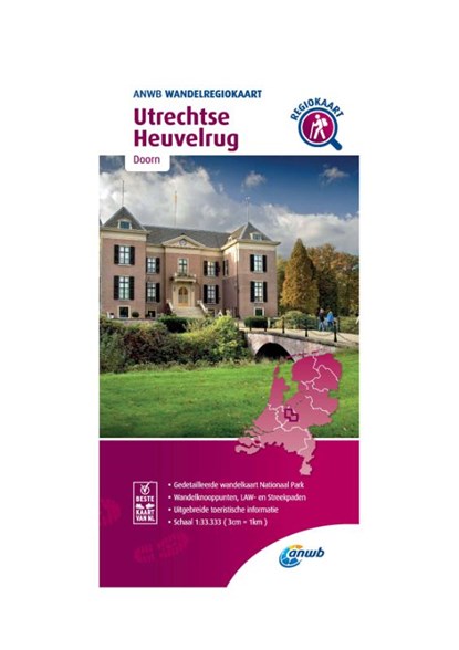 Wandelregiokaart Utrechtse Heuvelrug 1:33.333, ANWB - Overig - 9789018046514