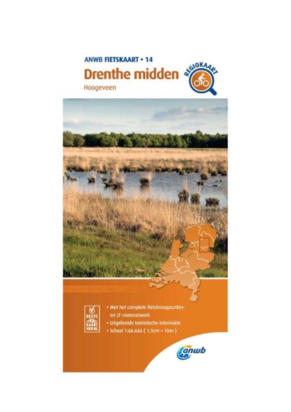 Drenthe midden, ANWB - Gebonden - 9789018047153