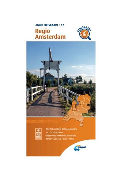 Fietskaart Regio Amsterdam 1:66.666, ANWB - Overig - 9789018047184