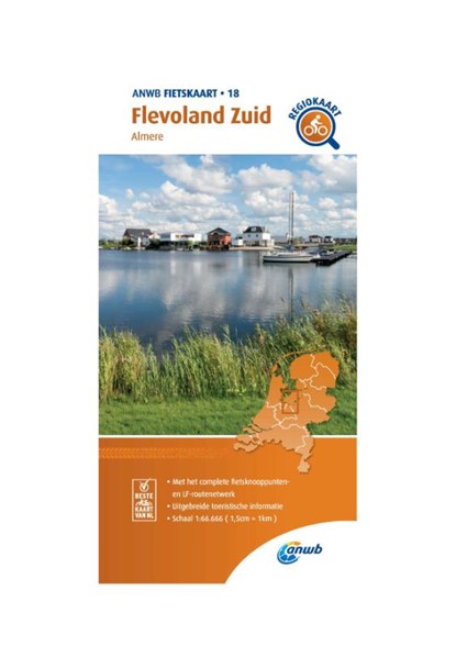 Fietskaart Zuidelijk Flevoland 1:66.666, ANWB - Gebonden - 9789018047191